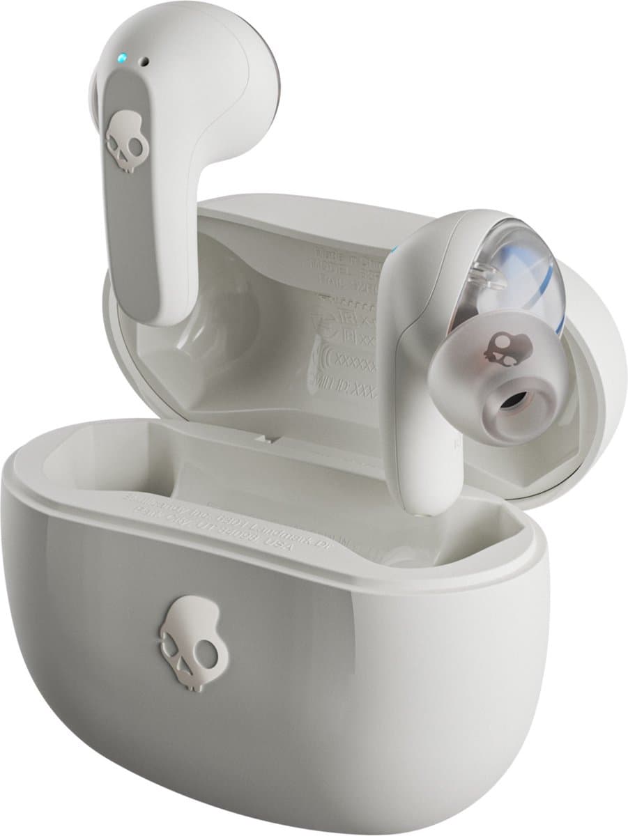 Skullcandy Rail True Wireless in-Ear - Oordopjes Draadloos - Oortjes Draadloos Bluetooth - Wit