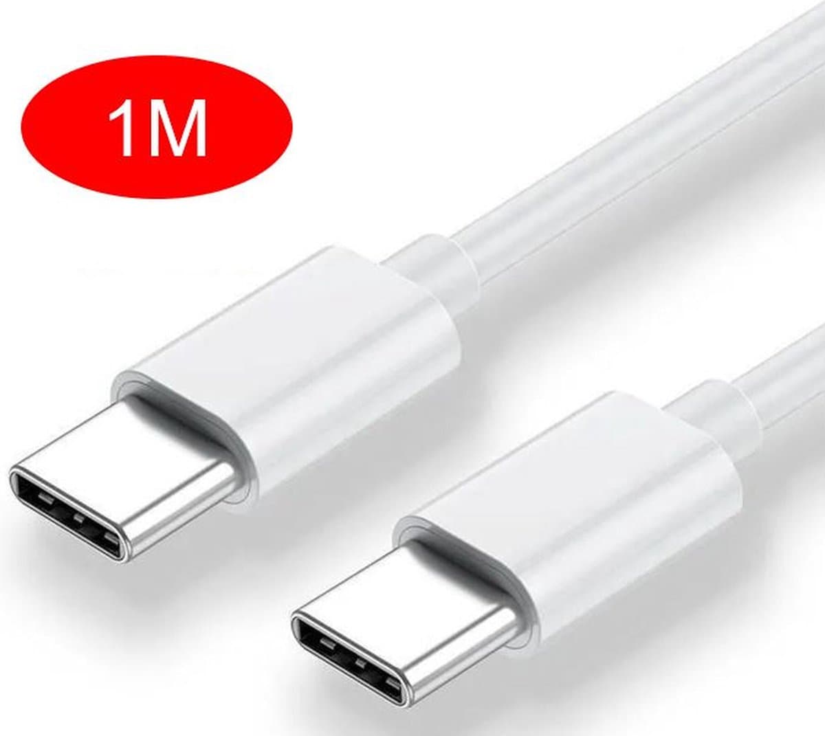 USB C kabel - usb c naar usb c kabel - 1 meter- USB-C to USB-C - 4A - geschikt voor alle apparaten met USB-C, Latop, PC, tablet etc -