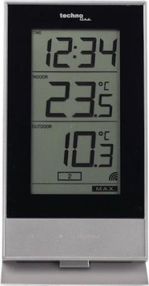 Technoline weerstation WS 9900 - 85x166x56 mm - wit - met 1 buitensensor - TL-WS9900