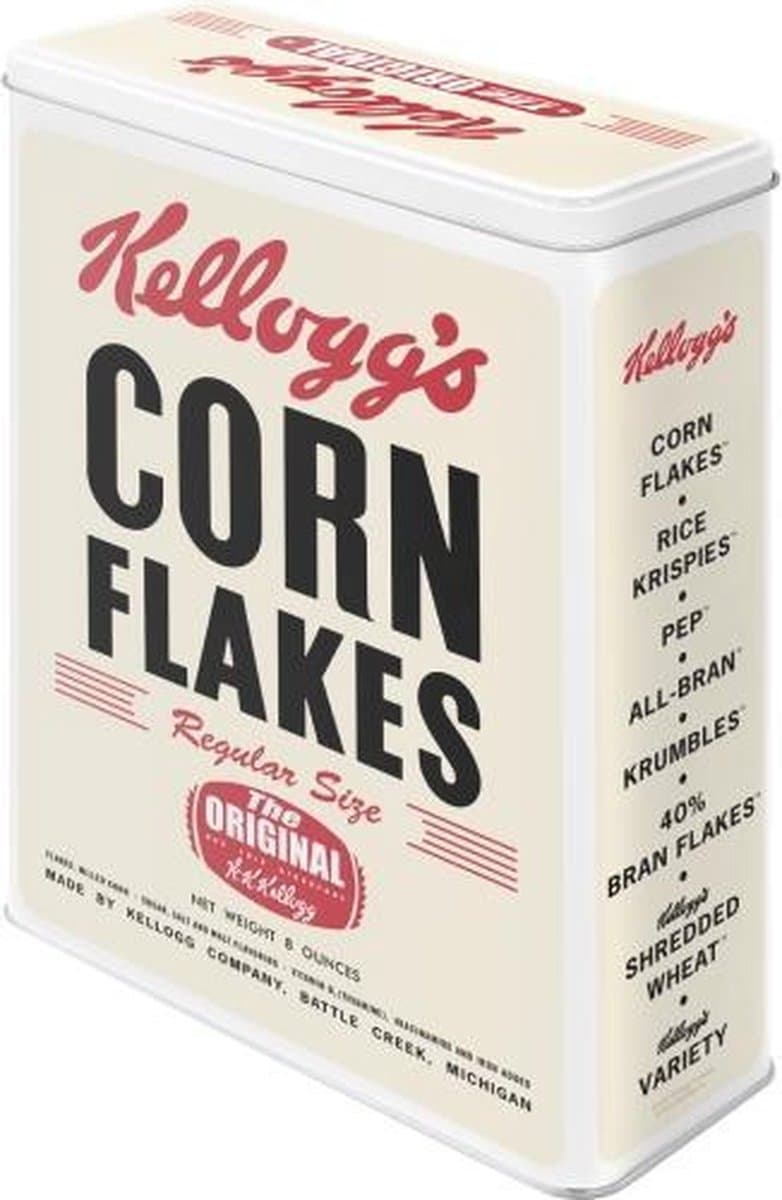 Kellogg's Corn Flakes Retro Package Bewaarblik.