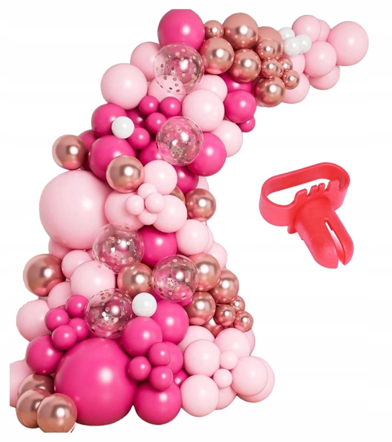 Roze Ballonnenboog Set - Baby Shower, Verjaardag, Doop Decoratie Meisje