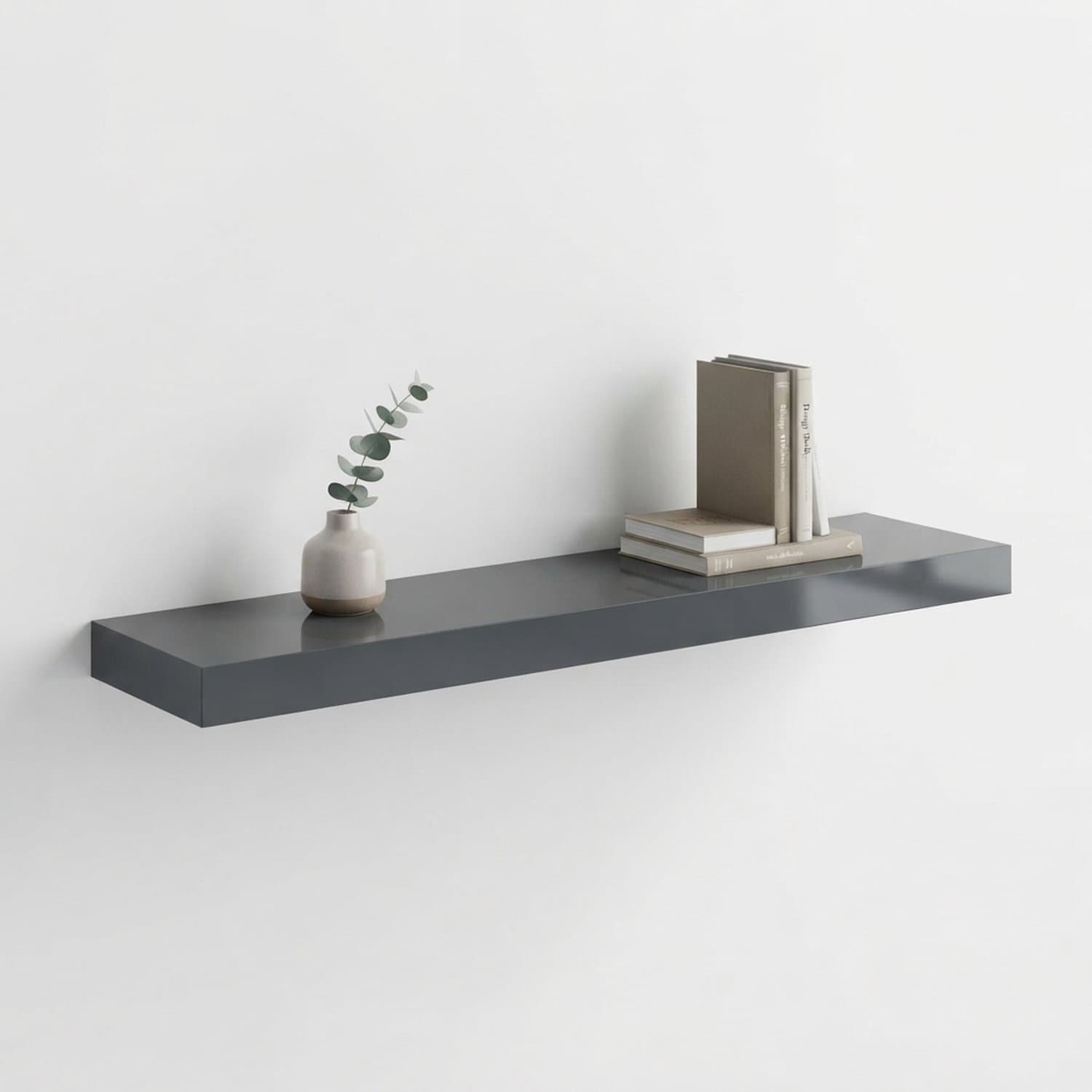 Klarven® Wandplank Zwevend 40cm - Stijlvol Opbergen, Gemakkelijk op te Hangen - B 120 x D 40 cm