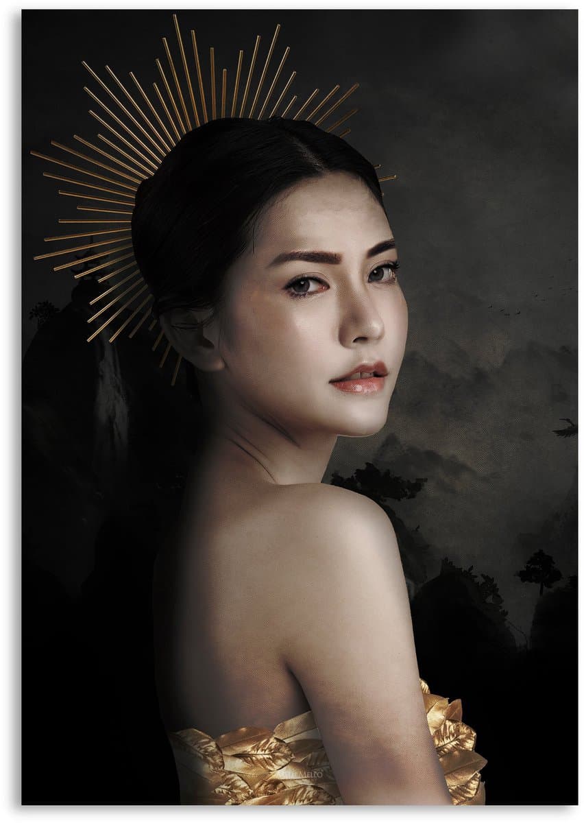 Melli Mello Queen of Asia Wall Art - Dibond / 50x70 cm
