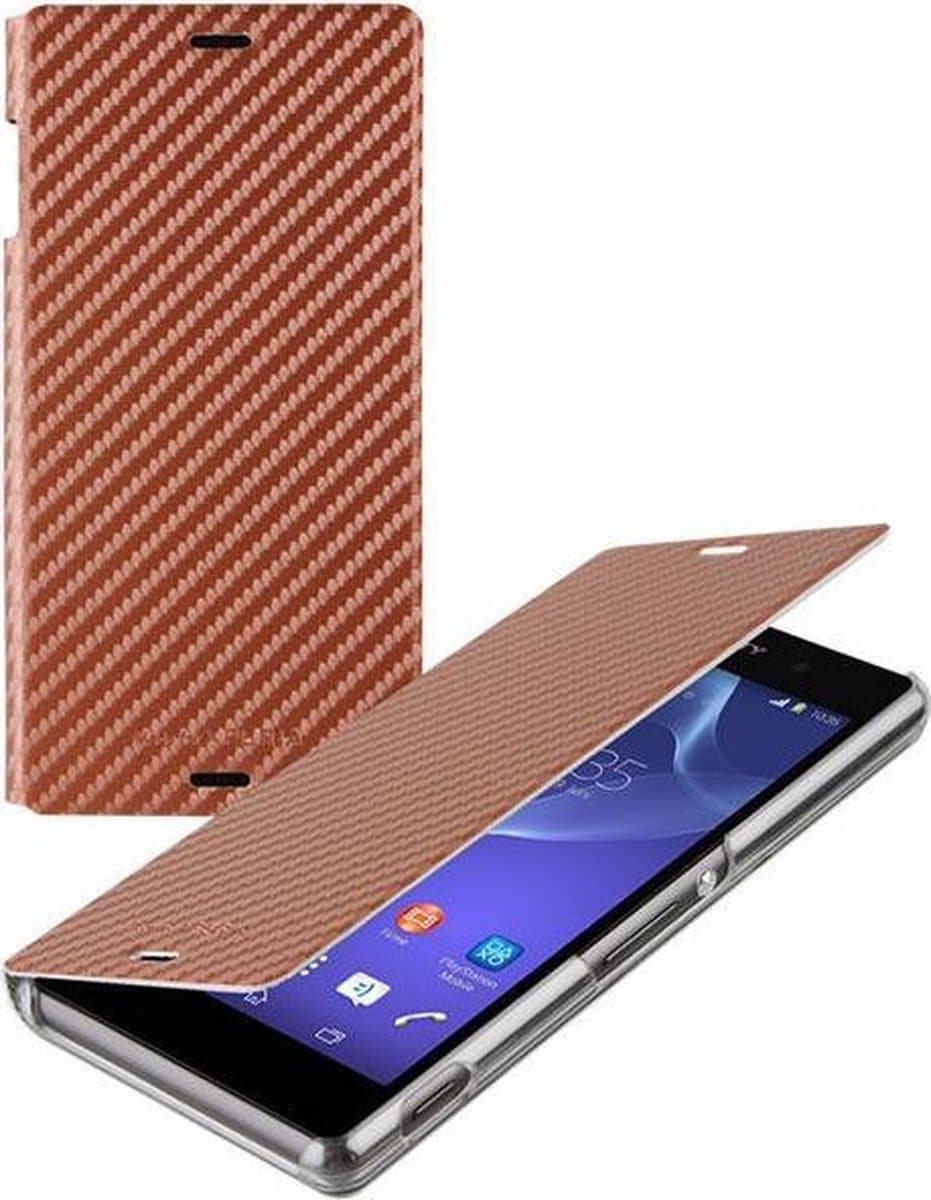 Roxfit Slimline Book Case Sony Xperia Z3 Brons