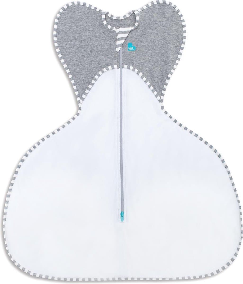 Love To Dream™ inbakerslaapzak Swaddle Up™ heupdysplasie Medium 6-8,5 kg – 1.0 TOG (20°C -  24°C) - White – Fase 1