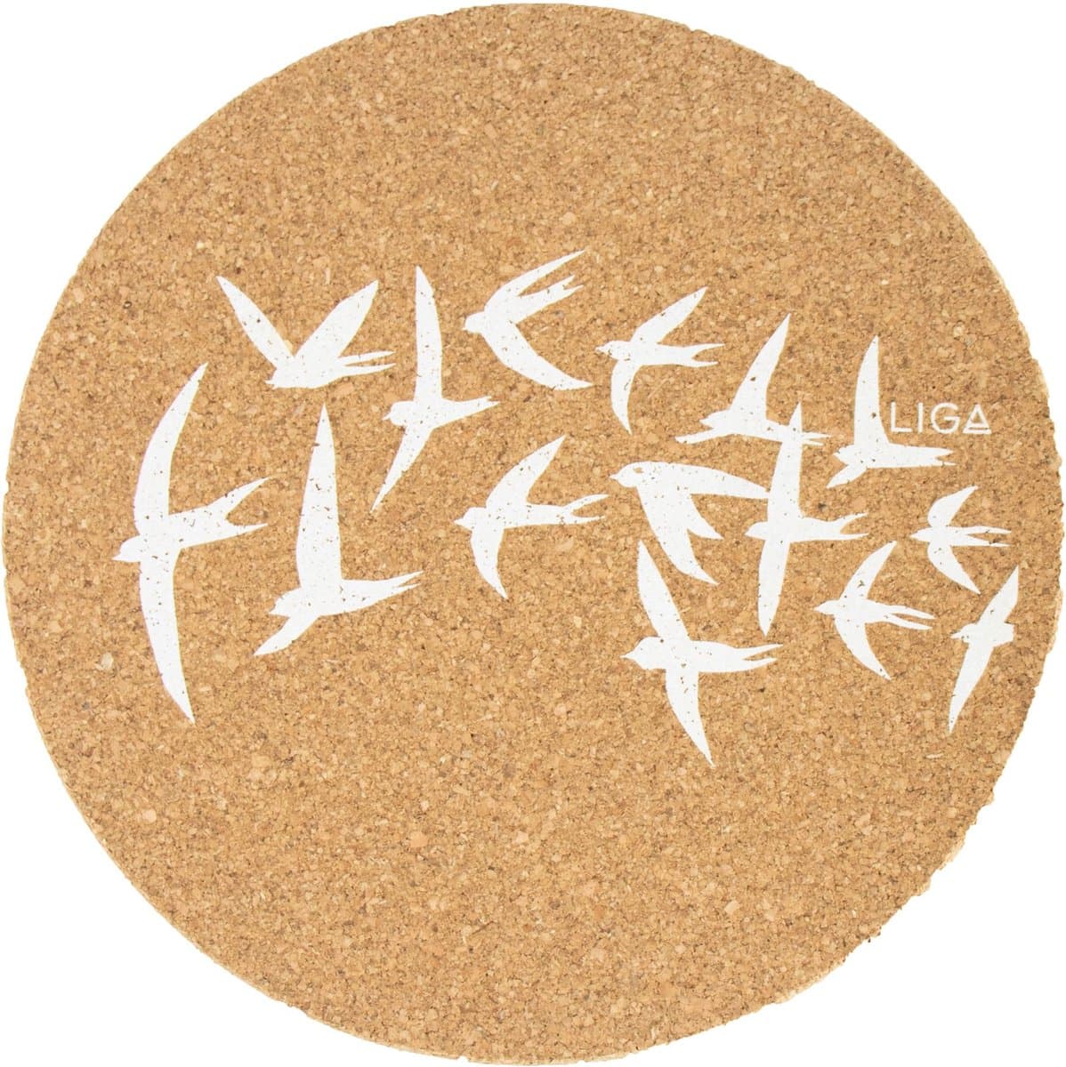 LIGA - Placemat Zwaluw Set van 4 Stuks - Kurk - Beige -
