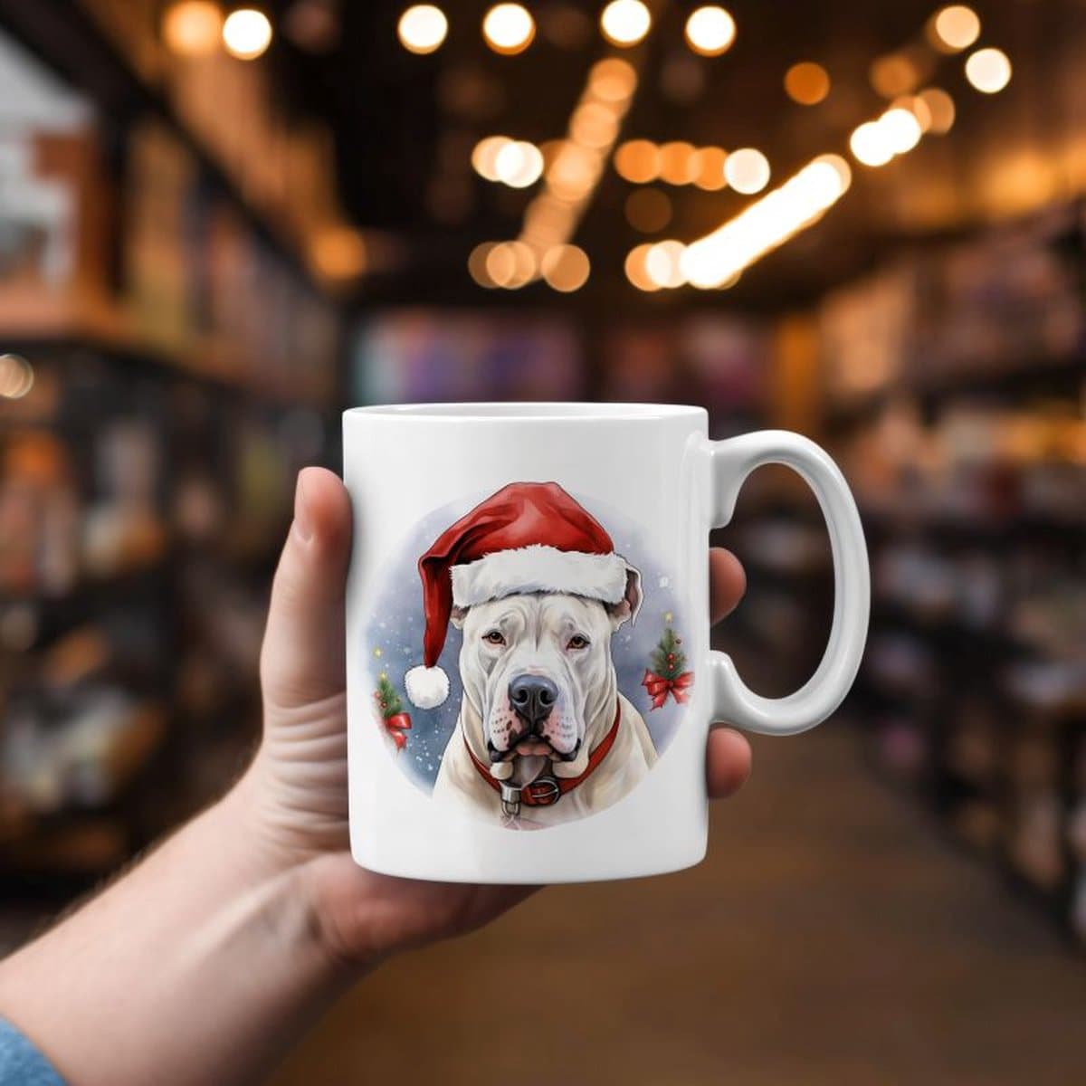 Mok hondo Argentino Beker cadeau voor haar of hem, kerst, verjaardag, honden liefhebber, zus, broer, vriendin, vriend, collega, moeder, vader, hond