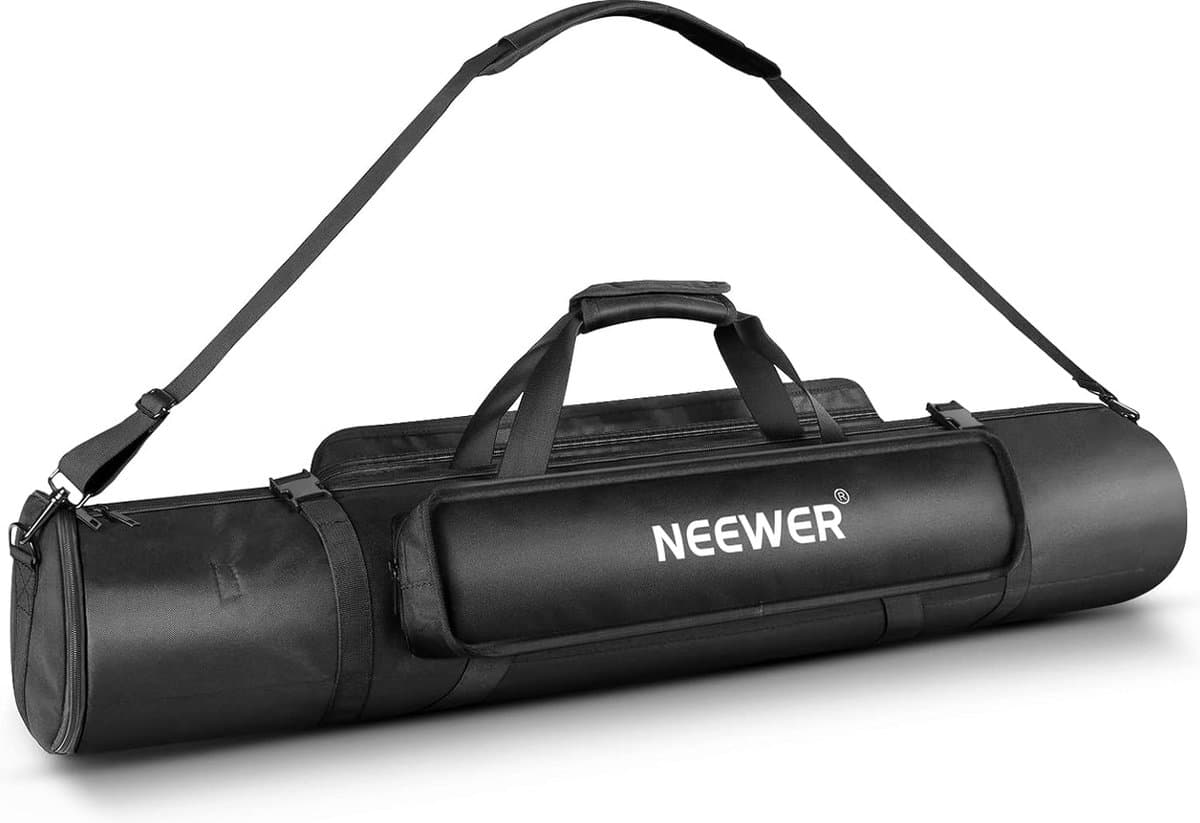 480 Neewer® 1m Transportkoffer voor Statief, Waterdichte Nylon Tas met Handvatten en Riemen, Compacte Tas met Volledige Rits voor Lichtdrager