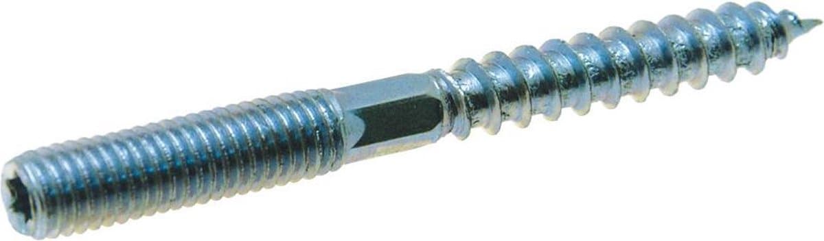 Stokeind van verzinkt staal - M10x 80 Zeskant Torx 25