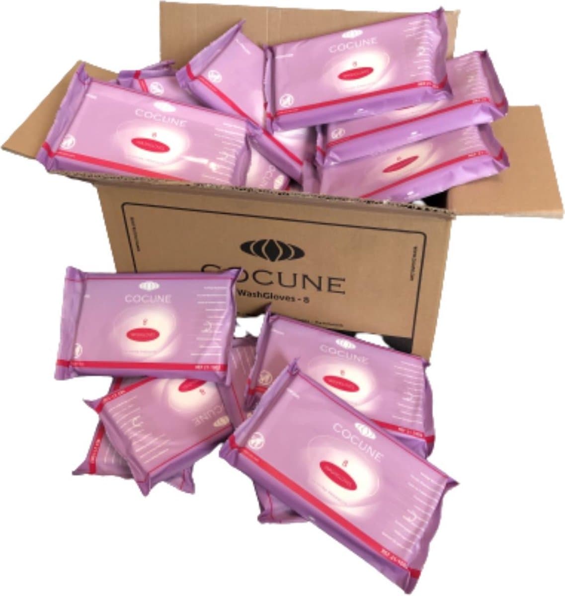 Voordeeldoos vochtige washandjes 'MET' frisse geur ( 25 pakjes x 8 stuks = 200 washandjes!)