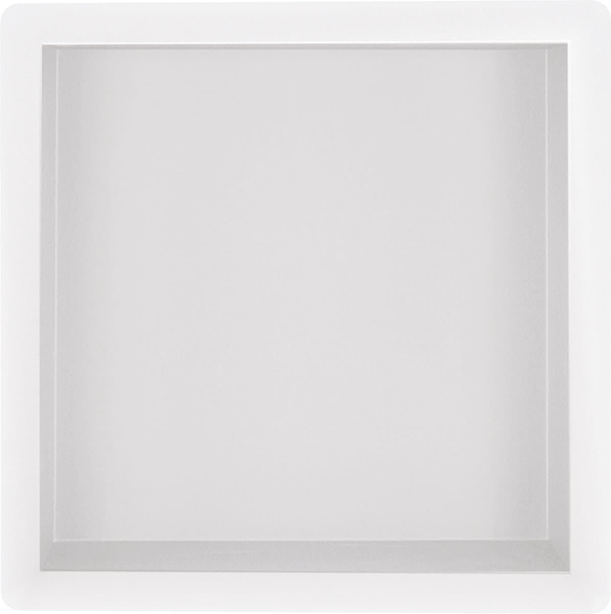 Wiesbaden Demis inbouwnis 30 x 30 x 7 cm mat wit