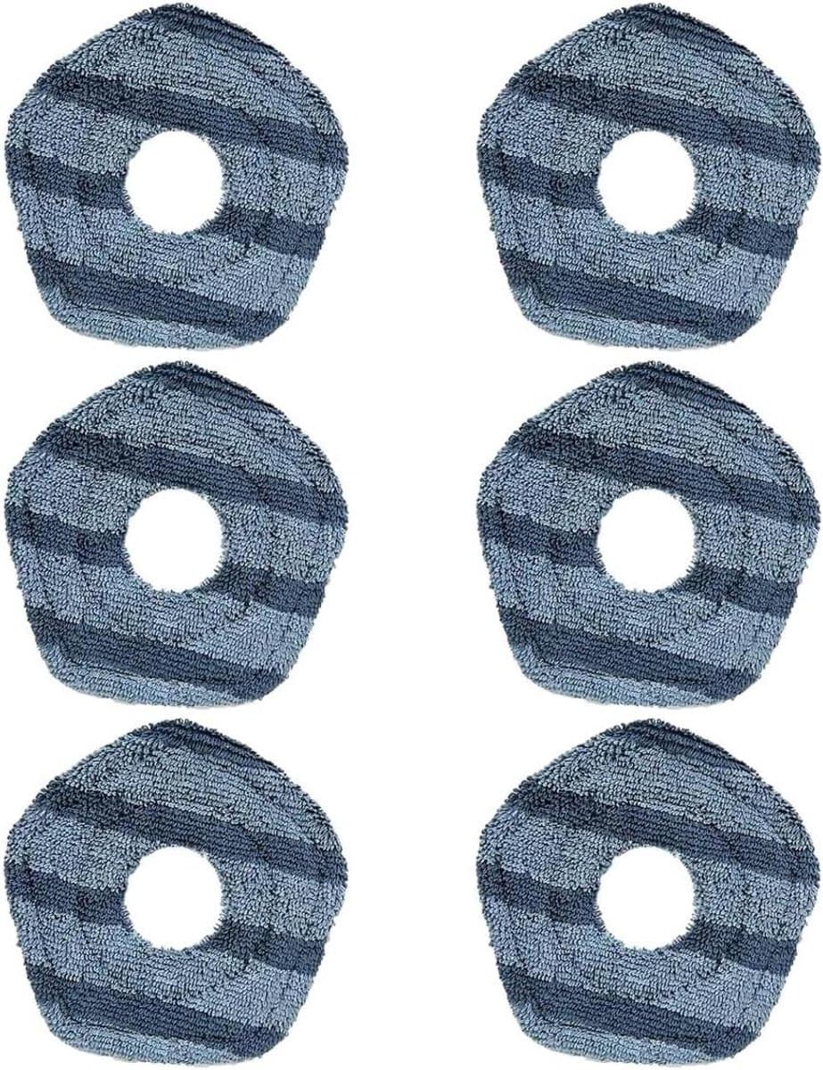 Stofzuiger Dweildoek - Dweilpad Herbruikbaar - Vloeren Schoonmaken - Zacht Absorberend Materiaal - 135 cm Diameter - Grijs