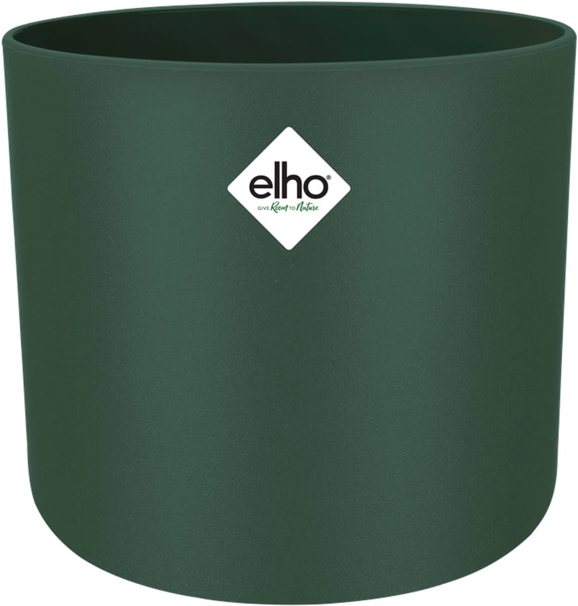 Elho B.for Soft Rond 14 - Bloempot voor Binnen - 100% gerecycled plastic - Ø 13.8 x H 12.5 cm - Blad groen