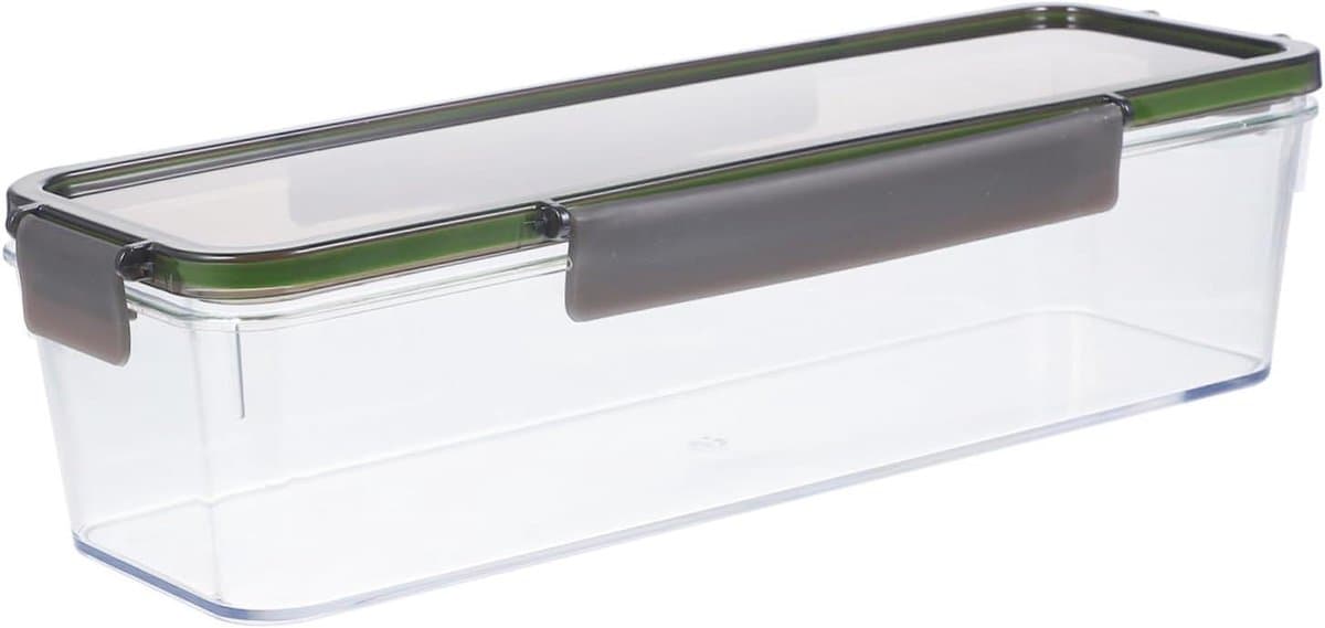 Opbergdoos voor Taart - Broodtrommel Koelkast - Voedsel Vers Houden - Luchtdichte Afsluiting - 31x11x7.6cm - Multi