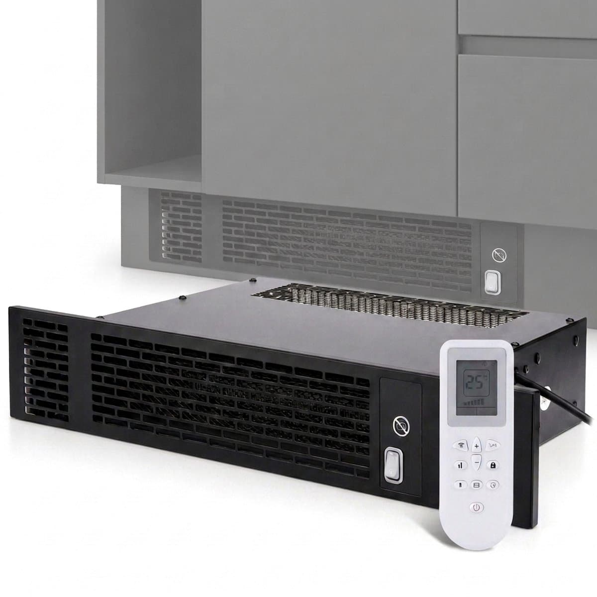 Evolar Elektrische Plintverwarming - Kachel - 1800W - WiFi & App - Voor Keuken, Diverse Kasten & Meubels - EVO CAB1800BW