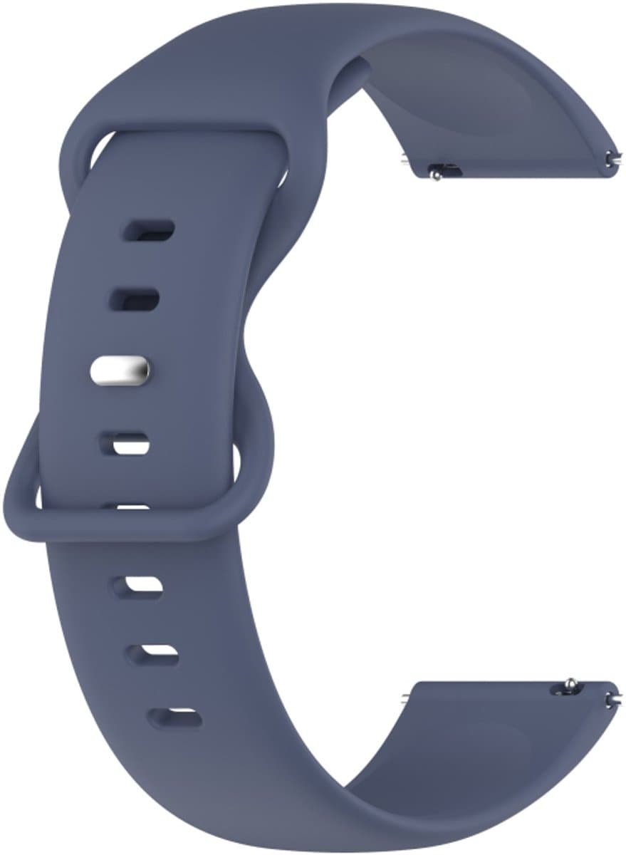 For Garmin Forerunner 55 20mm Solid Color Silicone Watch Band(Rock Cyan)
