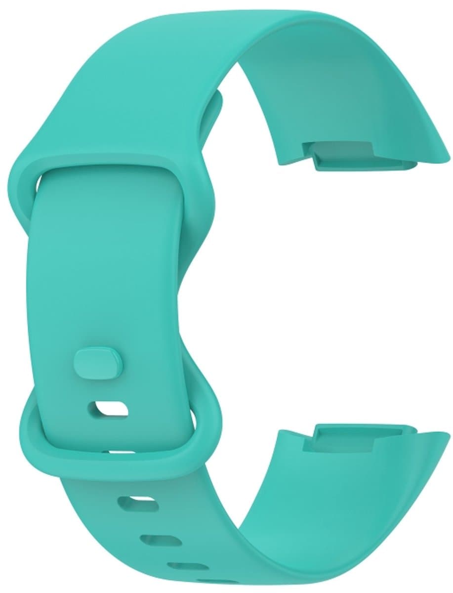 Voor Fitbit Charge 5 monochromatische silicagel om horlogeband te vervangen Afmeting: klein formaat (lichtgroen)