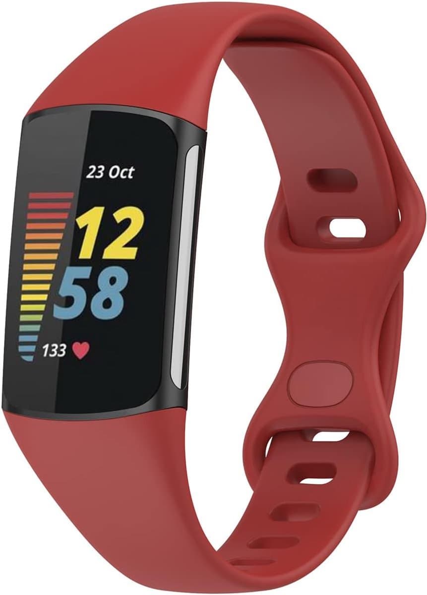 Sporthorlogeband voor Fitbit Charge 5 - Zacht silicone - Snelle installatie - Comfortabel dragen - SnelShoppen