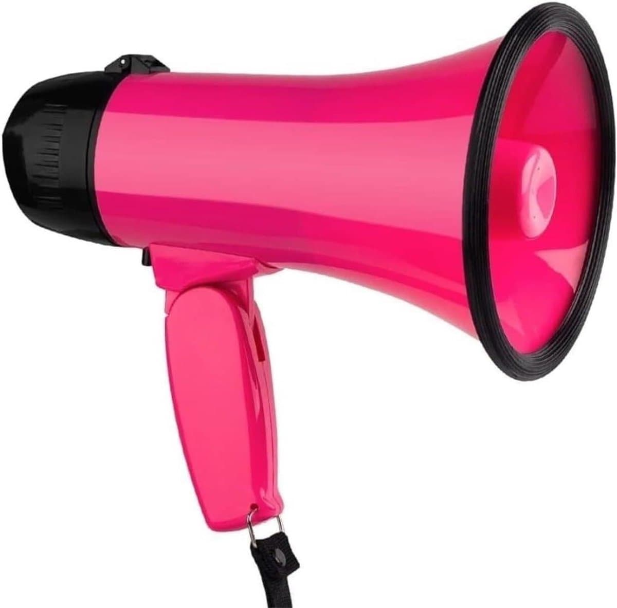 Megafoon met Sirene - Luidspreker Bullhorn - Evenementen Leiden - Opvouwbaar Handvat - 22.5*13.8*18.5cm - One Color
