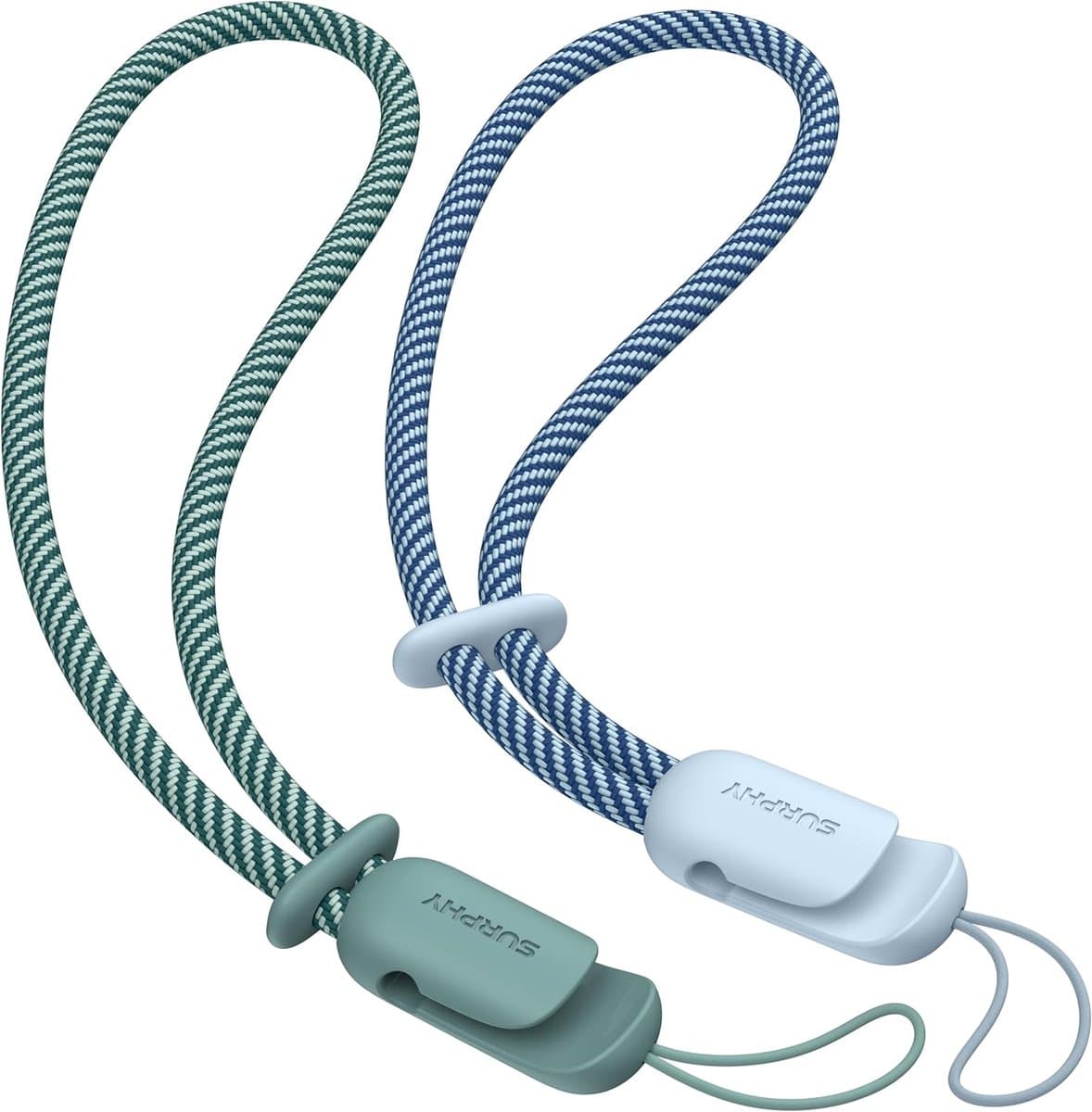 Thijox - 2x Verstelbare Polsband Lanyard voor Telefoon, Sleutelhanger, USB-stick, Compatibel met Koptelefoon, Ideaal voor Feest, Camping, Sport en Dag