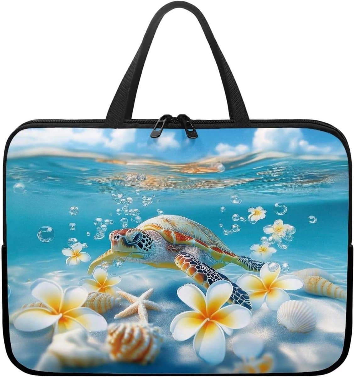 Laptop Sleeve - Notebook Tas - Laptop Beschermen - Waterdicht Materiaal - Tot 17 inch - Zwart