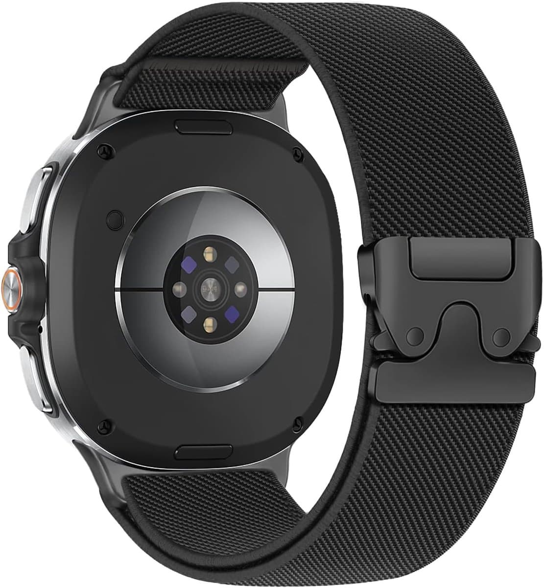 Elastische band geschikt voor Samsung Galaxy Watch 8 - nylon armband - 40mm/44mm/46mm - voor heren en dames - ShopVlot