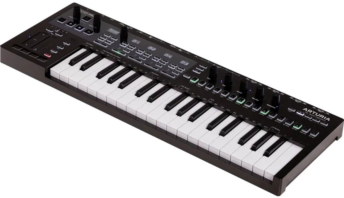 Arturia KeyStep Pro Chroma - MIDI Keyboard Controller - 37 Toetsen - 4-Track Sequencer - Aftertouch - USB MIDI CV