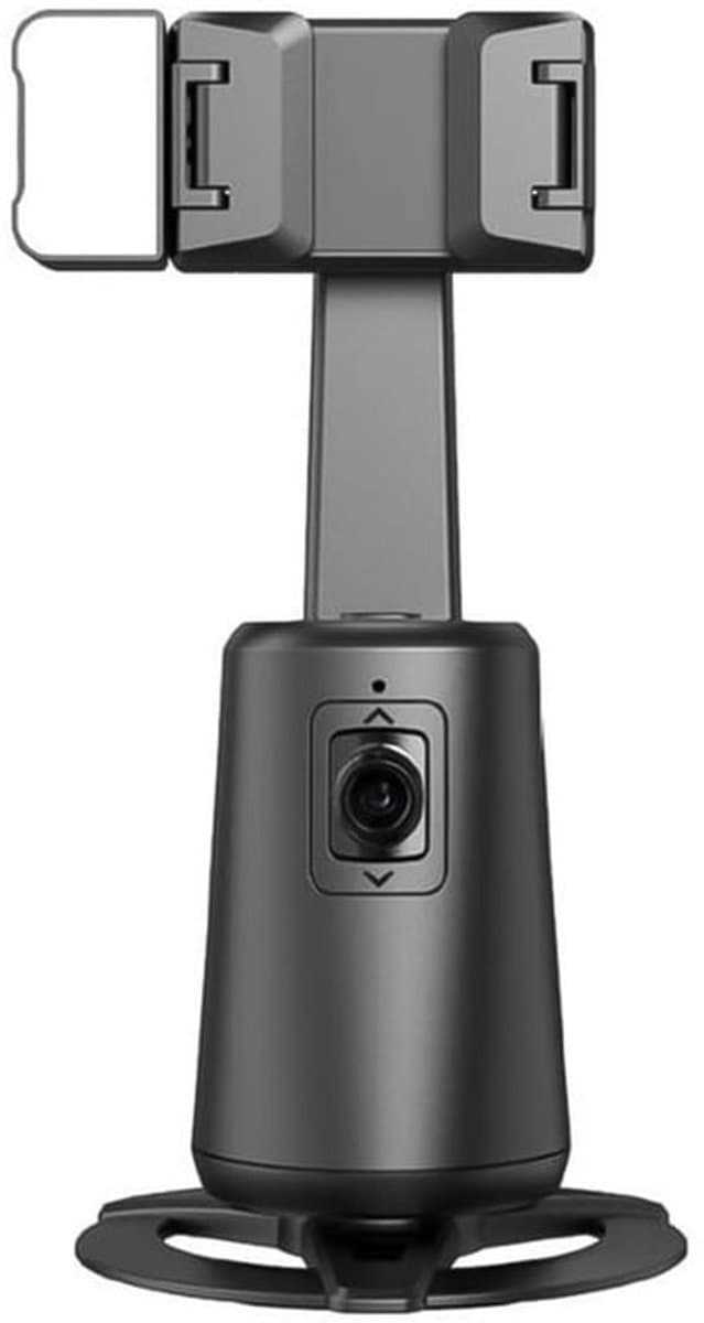 Statief 360° Rotatie - Automatische Gezichtstracking - Smartphonehouder - Verstelbare Hoogte - Gebarenbediening - Geschikt voor Binnen/Buitenopnamen - Camera Statief