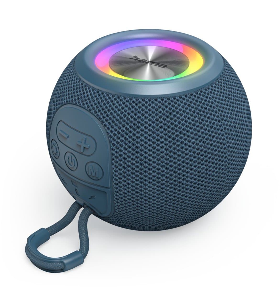 Hama Bluetooth speaker - Ball Shape - 5 Lichtmodi - 5W - Blauw