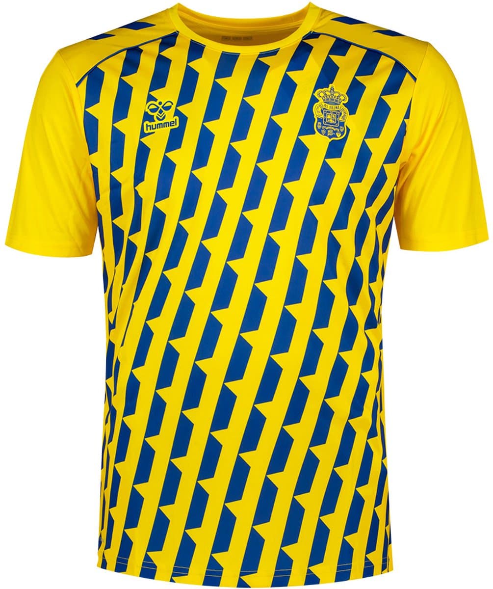 Hummel Ud Las Palmas 25/26 Voor De Wedstrijd T-shirt Met Korte Mouwen Geel 2XL Man
