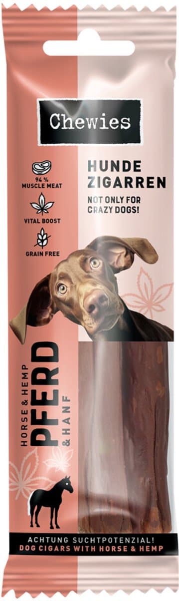 Chewies Hondensigaar Paard & Hennep - 75 gr