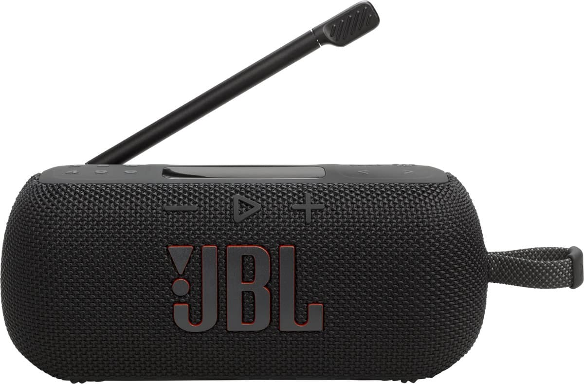 JBL Tuner 3 – Draagbare DAB/FM-radio speaker - Noodradio - Noodpakket - Bluetooth, IP67 en Auracast – Zwart