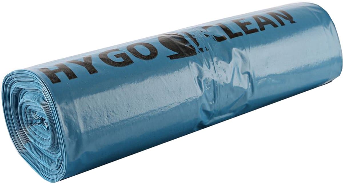 HYGOSTAR Müllsäcke, blau, 160 Liter, aus LDPE, 60 my HYGOSTAR, Maße: 1.100 x 900 mm, aus LDPE-Folie, - 1 Stück (32446)