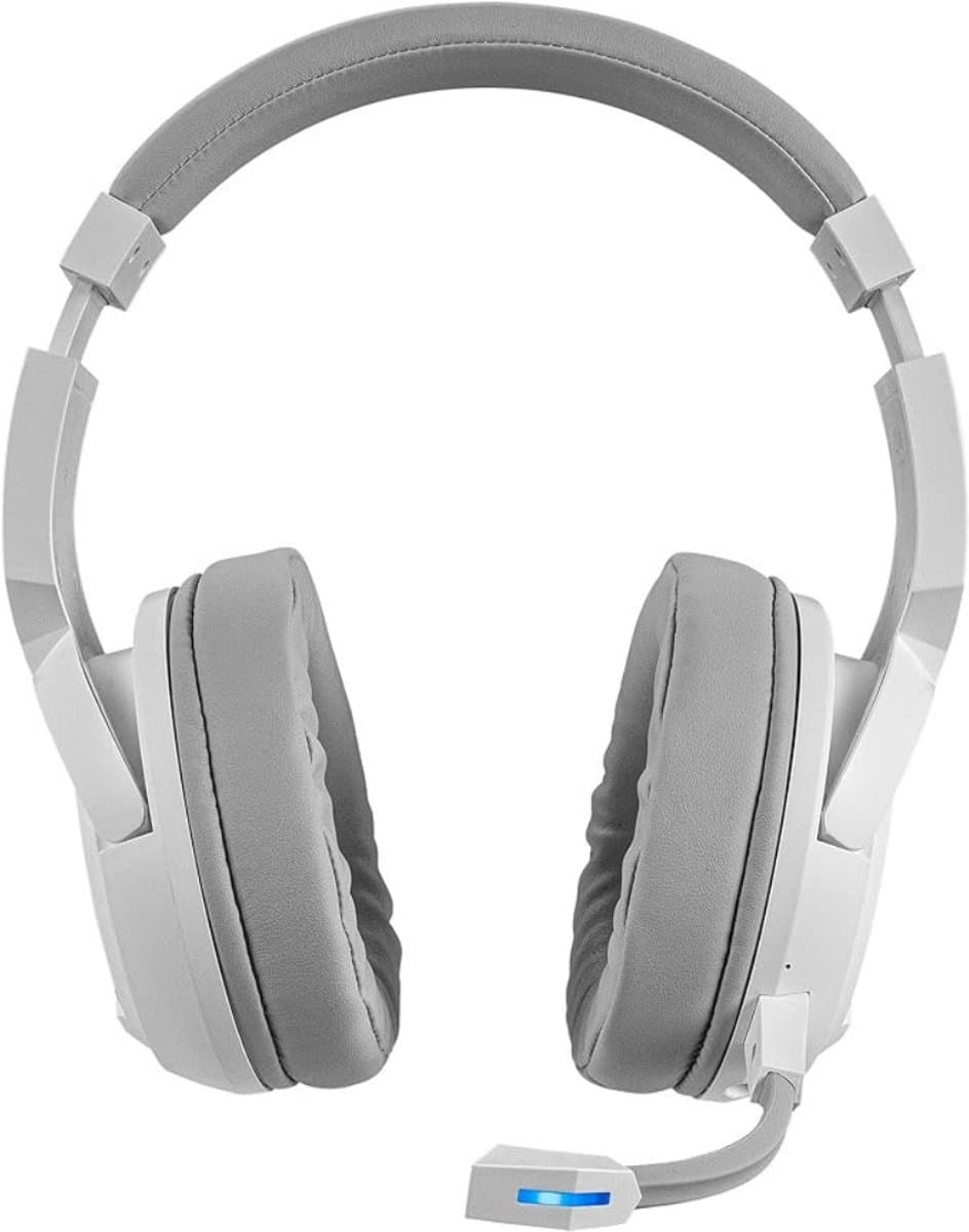 "SCH® Game headset draadloos - Headset - Game headset - Gaming headsets - Wit - 9cm x 18cm x 20cm "