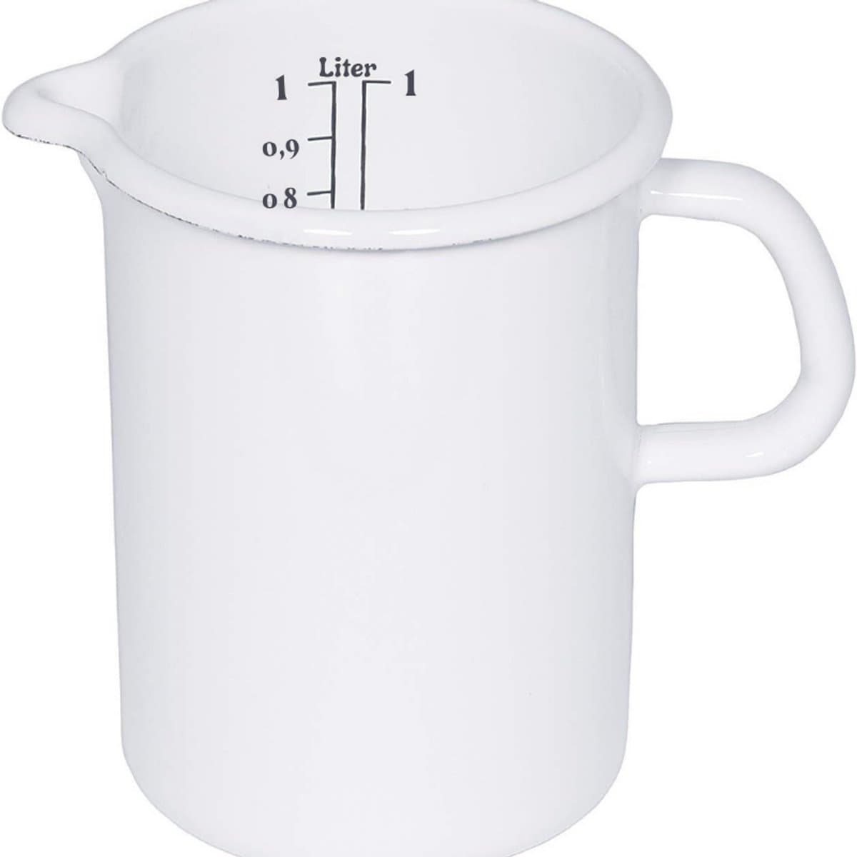 Keukenmaat 3 Liter - Grote Maatbeker 16 cm - Transparante Keukenmaatkan Met Schenkopening - Duurzaam En Handig Voor Koken En Bakken
