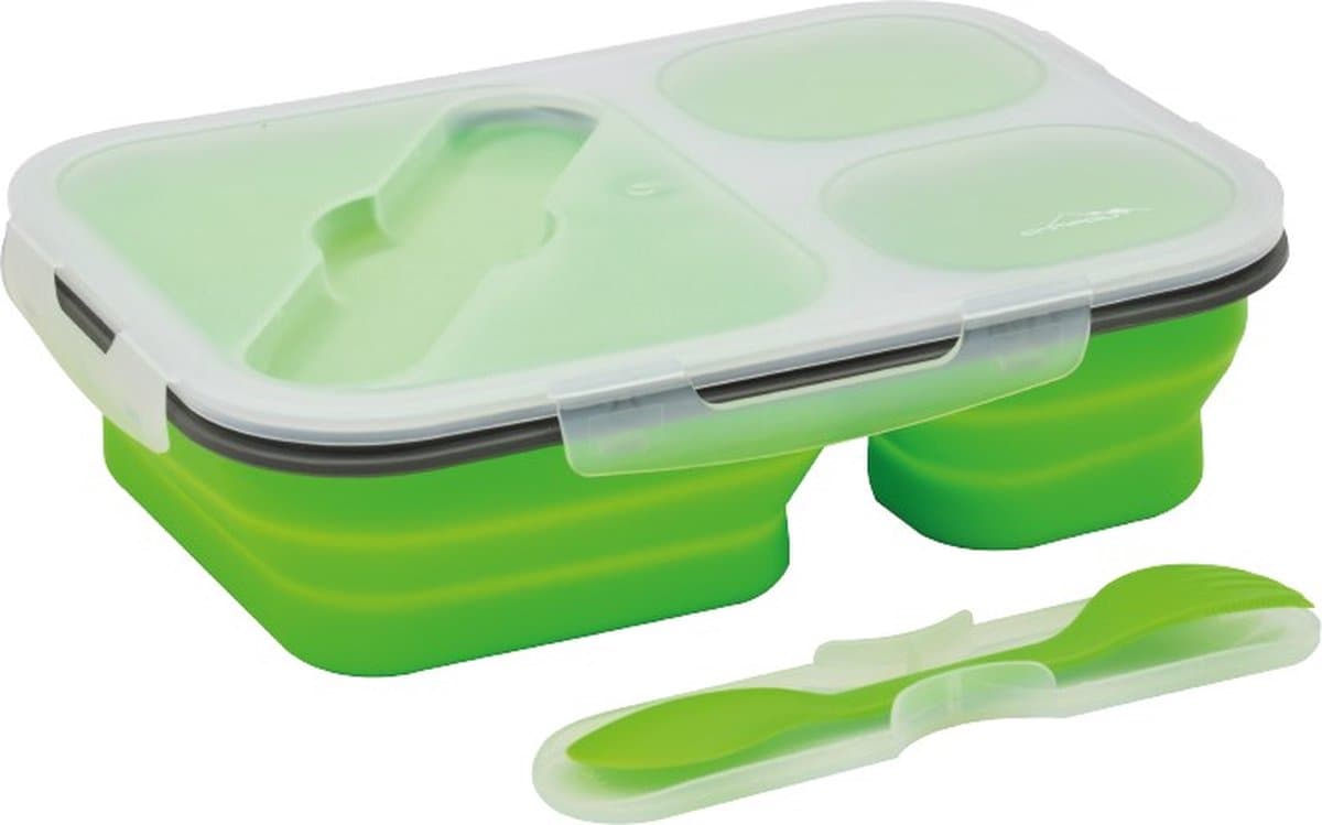 Lunch box - 3 Delig GROEN