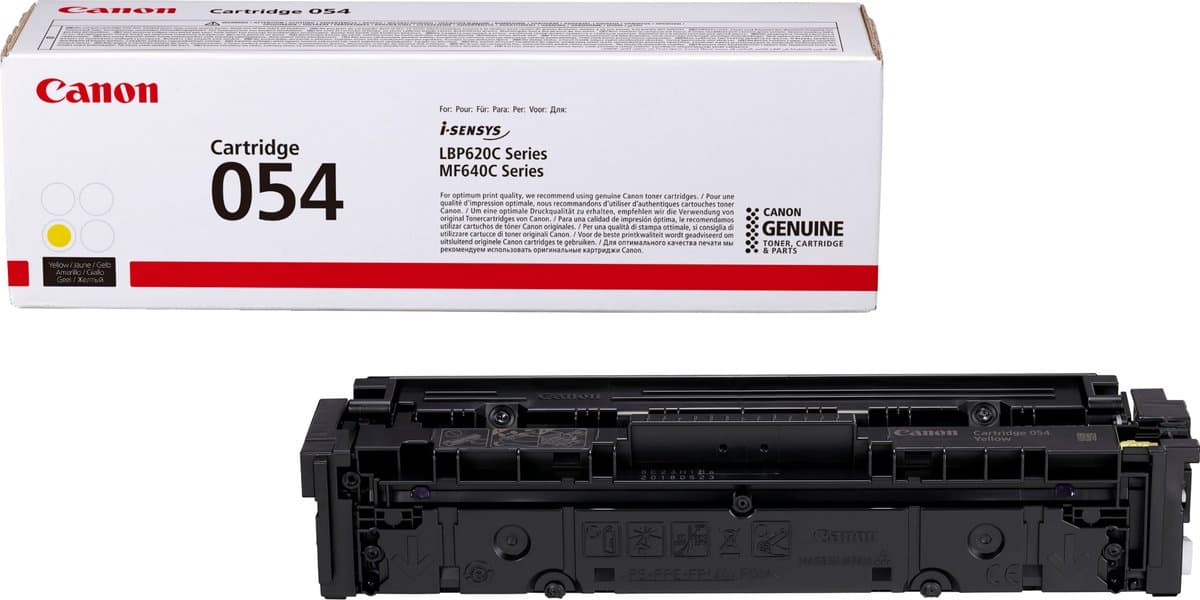 Canon 054 Toner Geel