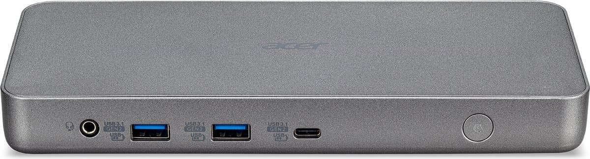 Acer USB Type-C dockingstation D501 USB 3.2 Gen 1 (3.1 Gen 1) Type-C grijs