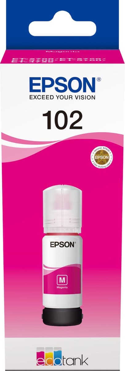 Epson 102 EcoTank magenta inktfles