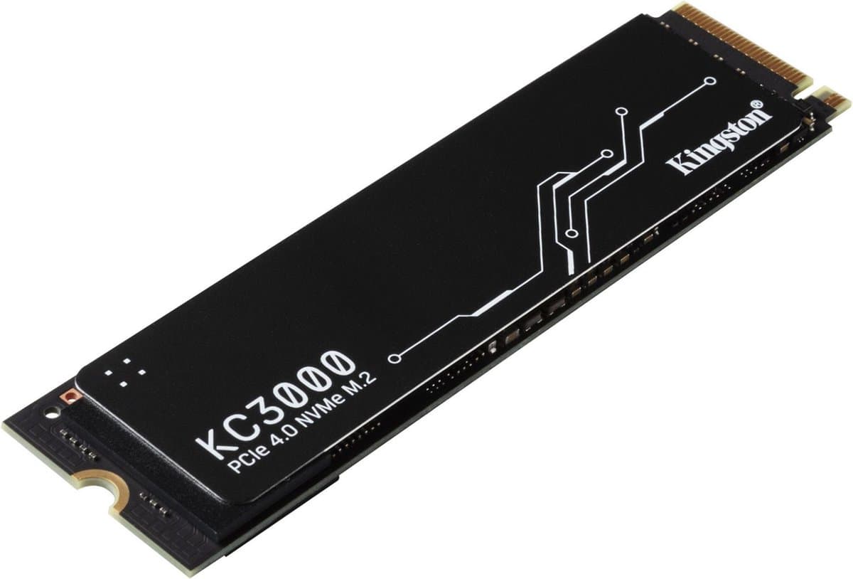 Kingston KC3000 PCIe 4.0 NVMe M.2 SSD - 2TB - 7000MB/s - 3D TLC - Inclusief Grapheen Heatsink