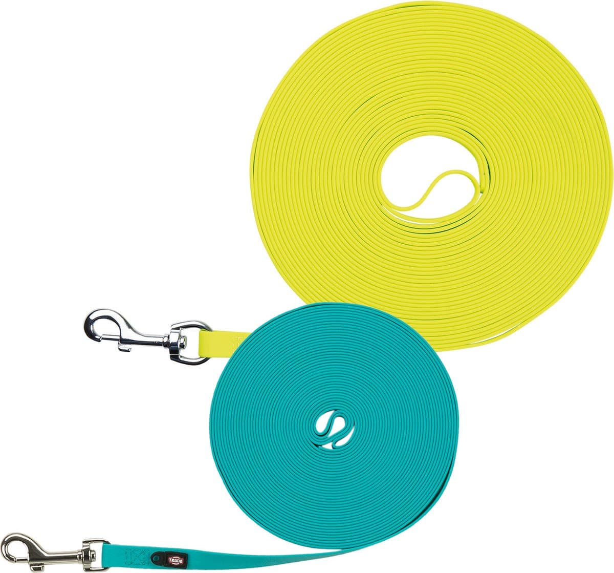 Trixie Easy Life Sleeplijn 13mm Neon&Geel - Hondenriem - 5 m