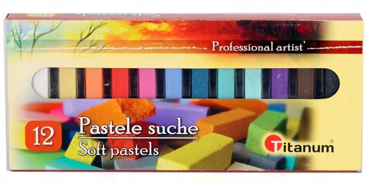Titanum - Pastelkleurige Potloden - 12 Kleuren - Professioneel - Breekvast