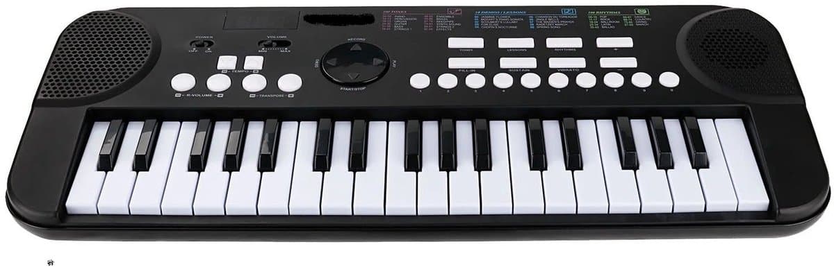 Draadloos Muziekkeyboard – 61 Toetsen – Zwart – Met Speaker & Metronoom