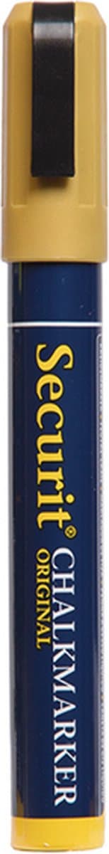 Securit® Original krijtstift met afgeschuinde punt in goud