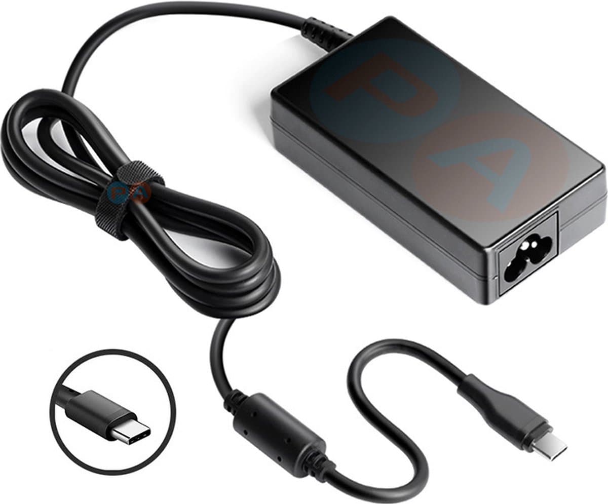 USB-C Laptop Oplader 65W (15V-4.33A) geschikt voor HP EliteBook 650 G10