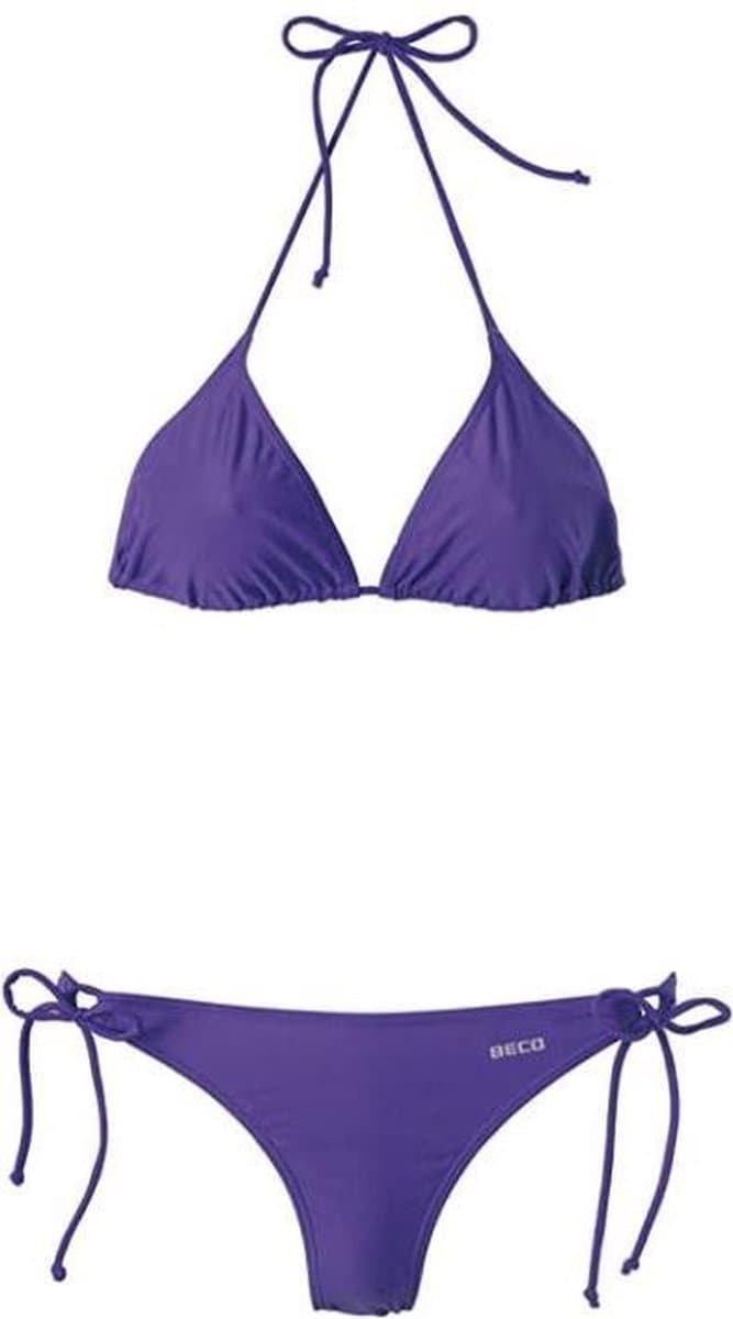 Beco Triangelbikini Dames Polyamide/elastaan Paars Maat 34