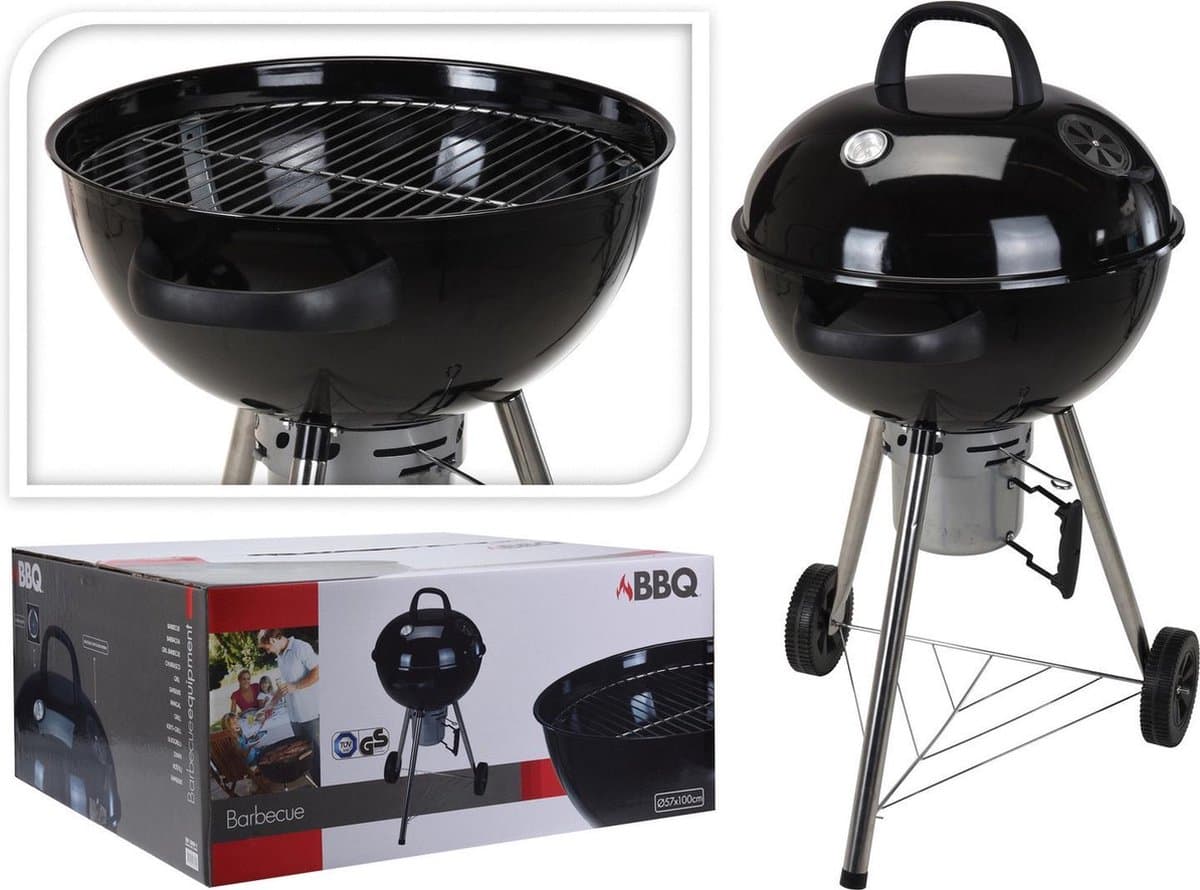 Barbecue met asopvangbak - 57x100cm