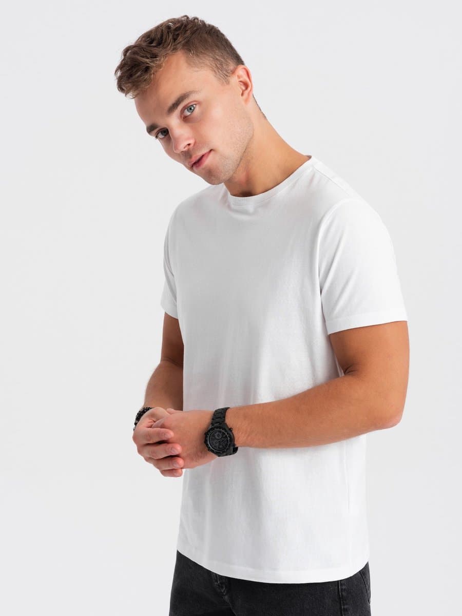 Ombre - T-Shirt Heren - Rood - met bies