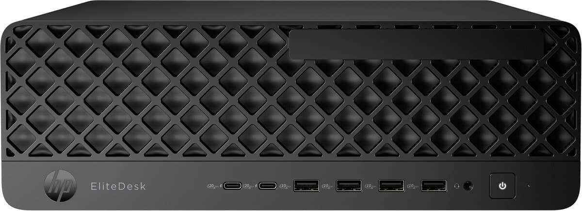 HP EliteDesk 8 SFF G1i AI Intel Core Ultra 7 265 16 GB DDR5-SDRAM 512 GB SSD Windows 11 Pro PC AI PC Zwart
