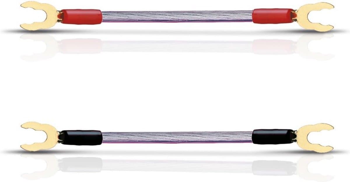 Luidsprekerbruggen 4x10cm - Set van 4 stuks, 6mm²